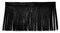 Belagio Faux Leather Fringe Trim, 2" Wide, 25-Yard Bolt, Black
